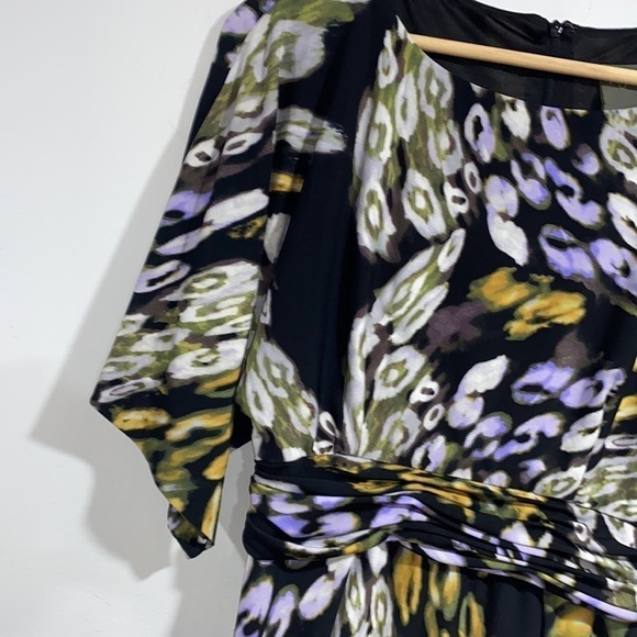 Taylor abstract‎ dress watercolor size 6 hidden back zipper - Picture 2 of 6